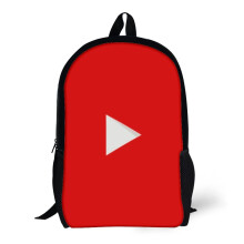 Backpacks YOUTUBE LOGO 17inch School Bag
