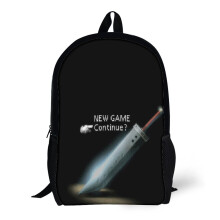 Final Fantasy 17-Inch Backpack for School & Travel | Large-Capacity Daypack with Padded Straps