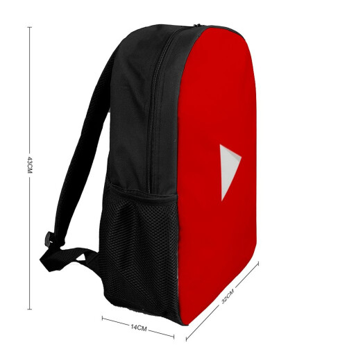 Backpacks YOUTUBE LOGO 17inch School Bag 1