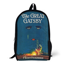 Backpacks The Great Gatsby Vintage Book Cover 17inch School Bag