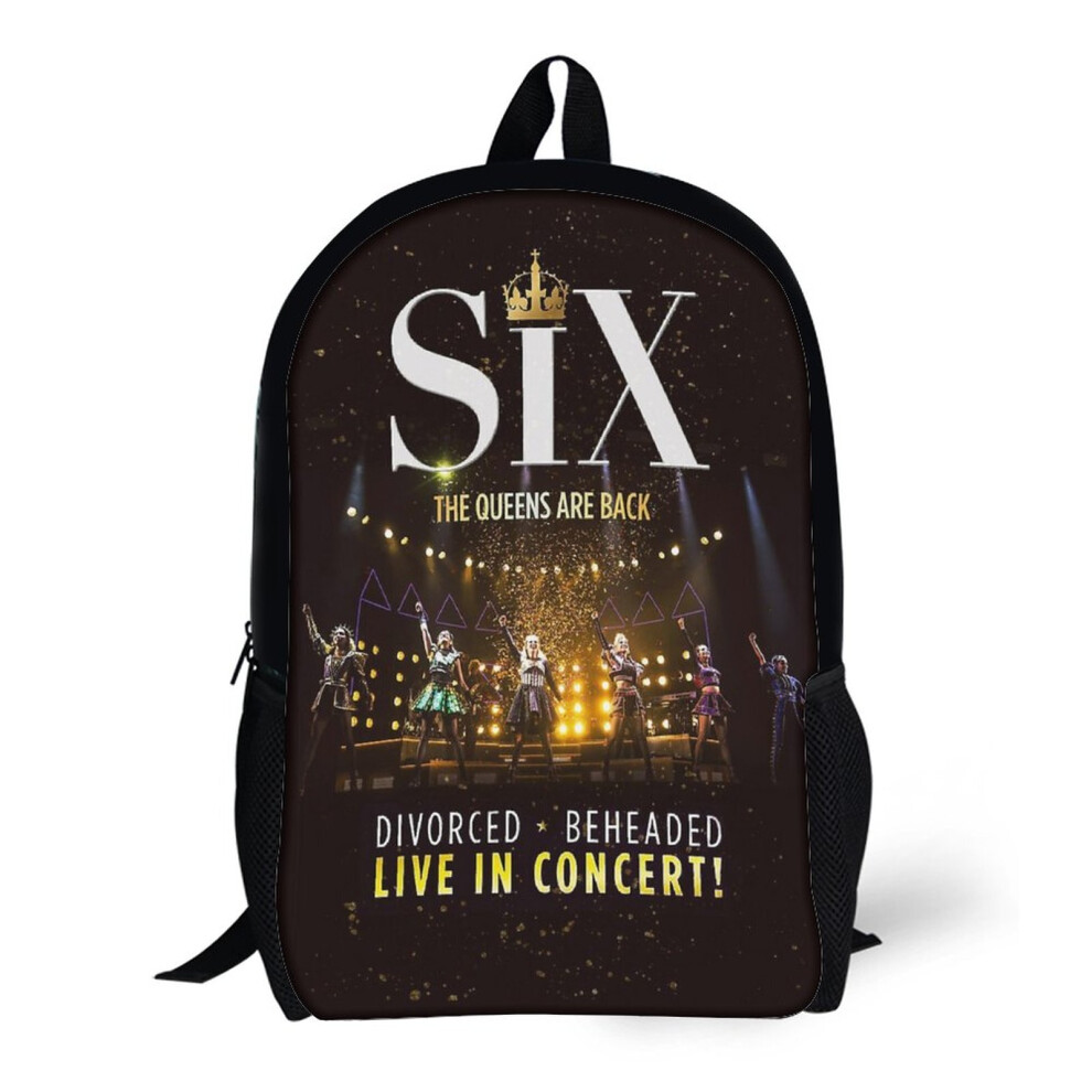 Backpacks Six The Musical Australia Sydney Poster 17inch School Bag