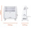 Compact Convection Heater 450W Wall Mountable AntiFrost Protection 2