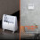 Compact Convection Heater 450W Wall Mountable AntiFrost Protection 6