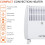 Compact Convection Heater 450W Wall Mountable AntiFrost Protection 10