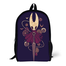 Backpacks Silksong Hollow Knight Hornet Bug Videogame 17inch School Bag