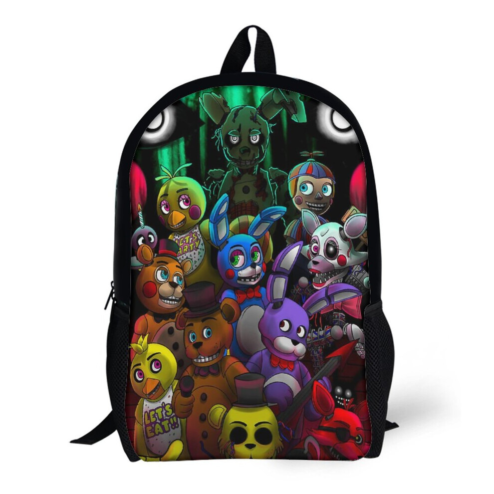 Bearlad Backpacks Fnaf-All Togheter 17Inch School Bag