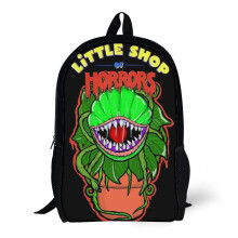 Audrey II Little Shop of Horrors 17-Inch Backpack - Large-Capacity School/Travel Daypack with Padded Straps