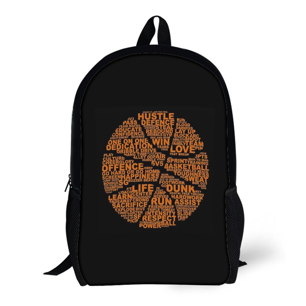 Backpacks The Philosophy of Basketball 17inch School Bag