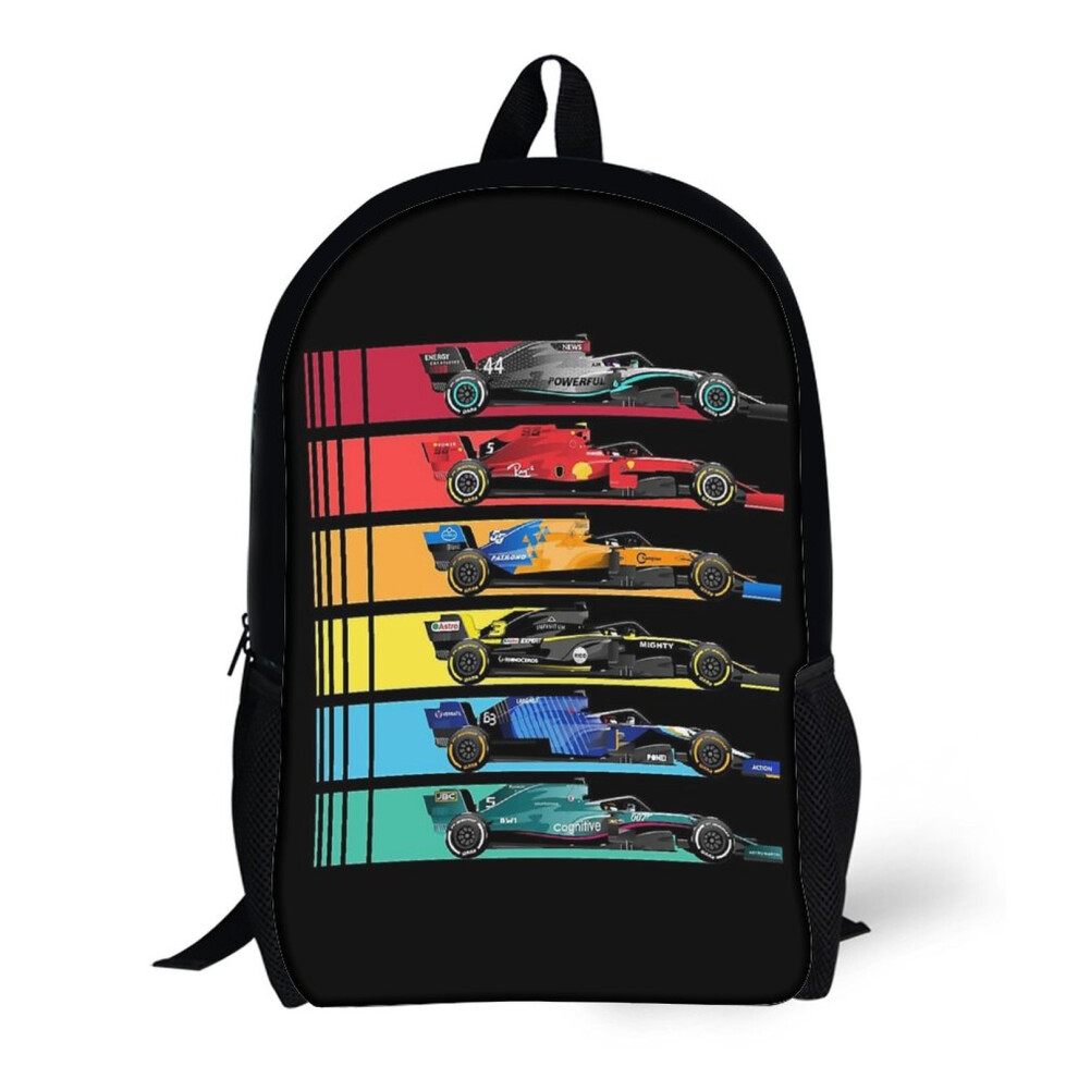 Backpacks Formula Racing Cars 2023 17inch School Bag