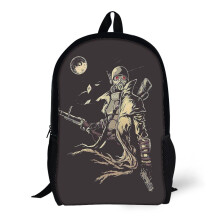 Backpacks Fallout NCR Ranger Sketch Fan Art 17inch School Bag