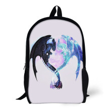 Backpacks Dragon Heart Toothless And Light Fury 17inch School Bag