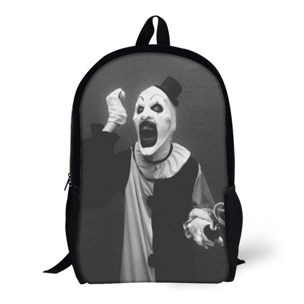 Bearlad Backpacks Terrifier Art The Clown Horror 17Inch School Bag
