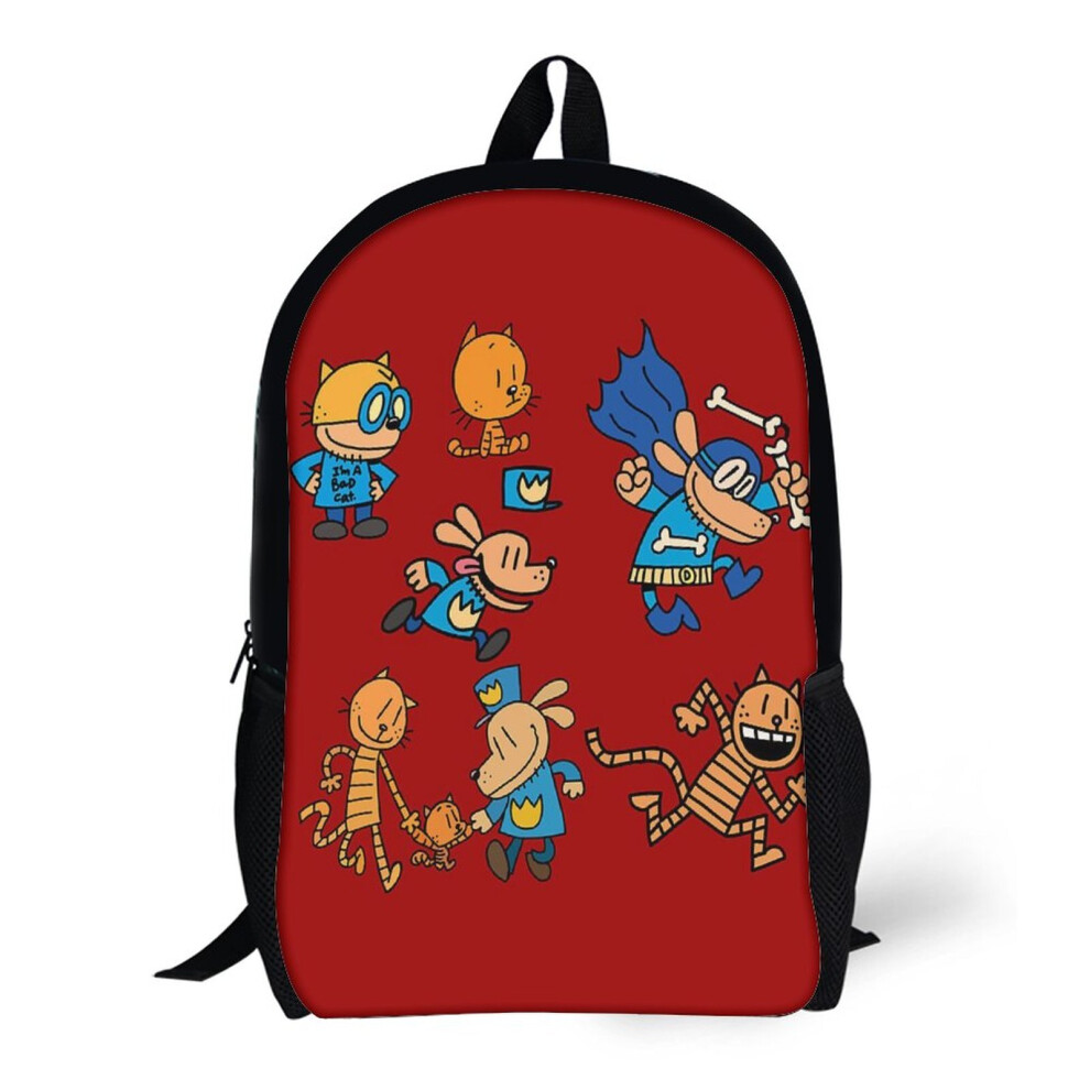 Backpacks Dog Man, Petey, Lil Petey Combo Set Pack 17inch School Bag