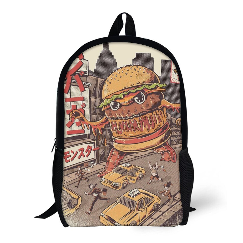 Backpacks BurgerZilla 17inch School Bag