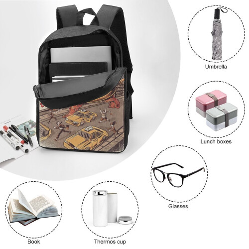 Backpacks BurgerZilla 17inch School Bag 2