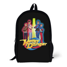 Henry Danger Secret Identities 17-Inch Backpack - Large Capacity Laptop School Bag for Kids & Adults, Lightweight Durable Polyester, Adjustable Straps