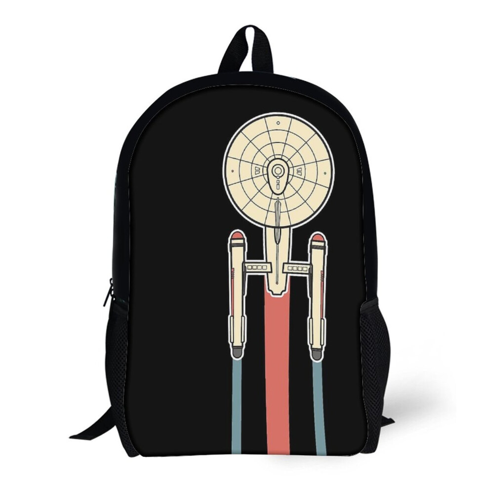 Bearlad Backpacks Uss Enterprise Star Trek 17Inch School Bag