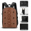 Bourbon Biscuit 17-Inch School Backpack - Large-Capacity, Multi-Function Laptop Daypack 4