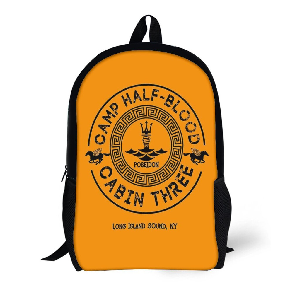 Bearlad Backpacks Percy Jackson - Camp Half-Blood - Cabin Three - Poseidon 17Inch School Bag