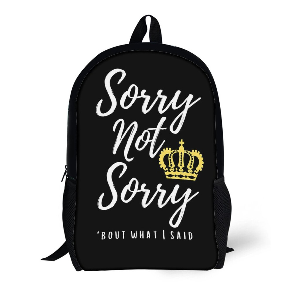 Backpacks Copy of Best Seller - Sorry Not Sorry Six The Musical 17inch School Bag