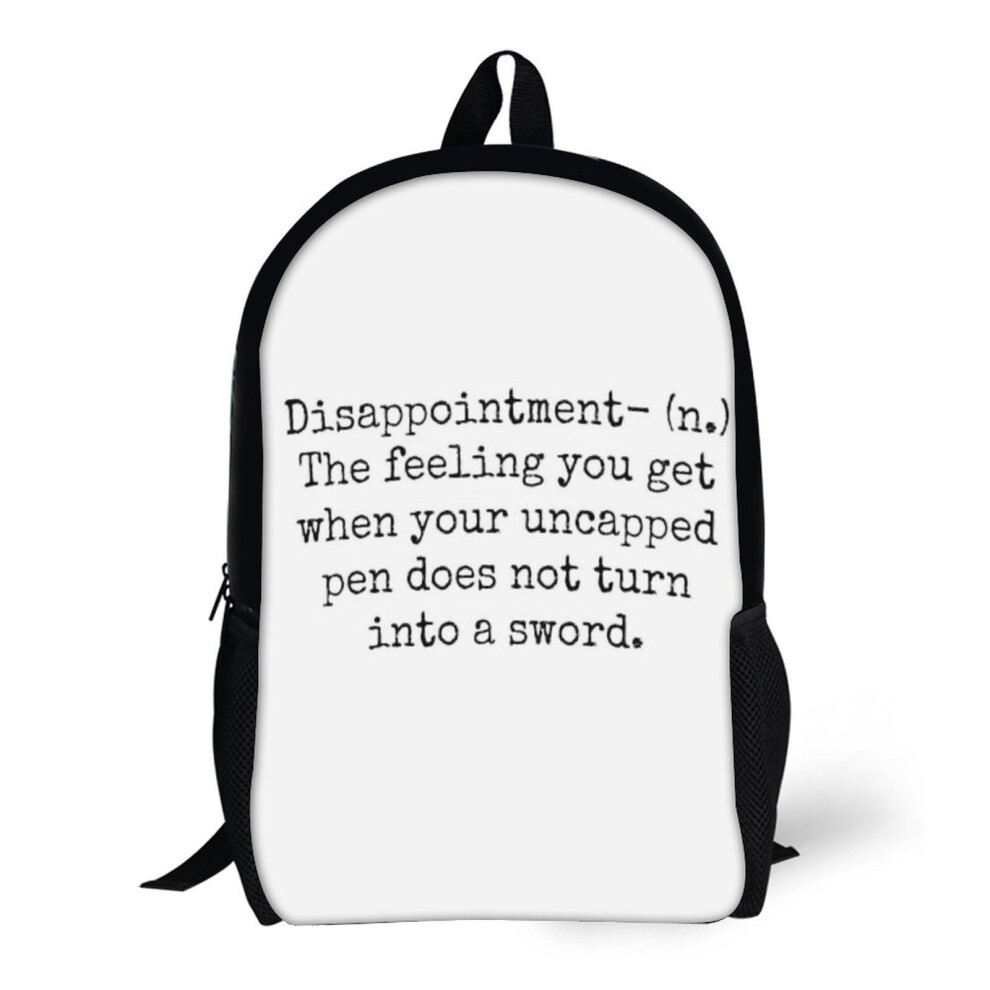 Bearlad Backpacks Percy Jackson Disappointment 17Inch School Bag
