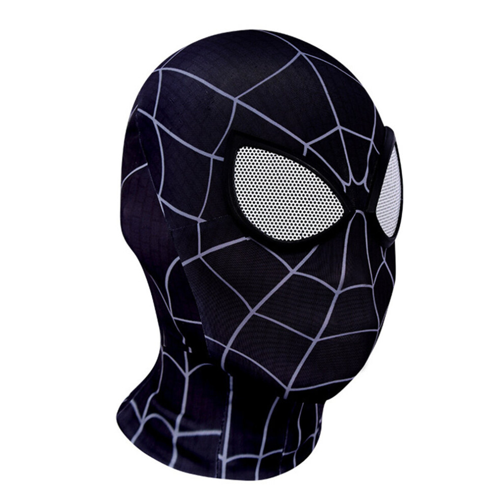 ( Spider-Man) Marvel Spiderman Superhero Full Mask Halloween Cosplay Party Props Unisex Adult Kids Black