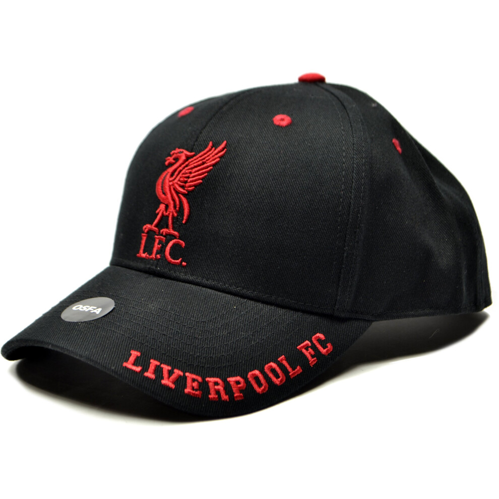 Liverpool Baseball Cap Mass Frost Black Red Snapback