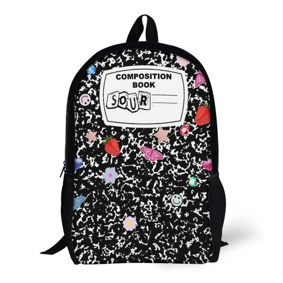 Backpacks Olivia Rodrigo Sour Composition Book 17inch School Bag