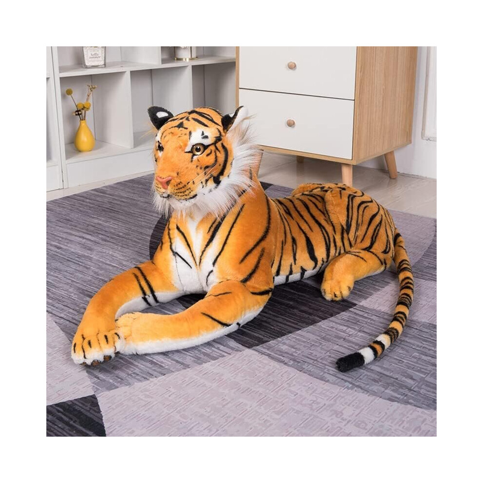 Photos - Other Toys TIANFU Realistic Soft Stuffed Animals Plush Toy Tiger for Kids Gifts  (31.5inch/80cm) (Tail Measurement Not Included)