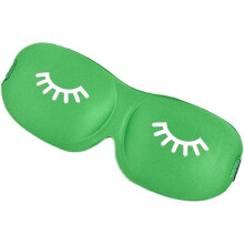 Blindfolds, Sleep Mask Beauty Eyelash Sleeping Eye Mask Eyeshade Sleep Aid Travel Outdoor Home Eyes Rest Relax Eyecover Health Care (Color : Green)