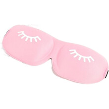 Blindfolds, Sleep Mask Beauty Eyelash Sleeping Eye Mask Eyeshade Sleep Aid Travel Outdoor Home Eyes Rest Relax Eyecover Health Care (Color : Pink)