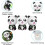 12Pcs Cute Panda Balloons, Aluminium Foil Mylar Zoo Jungle Animal Balloons Panda Party Supplies for Panda Theme Baby Shower Party Favor Decorations 4