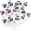 10Pcs Cute Panda Balloon Aluminium Foil Balloons Panda Head Balloon Bouquet for Baby Shower Panda Birthday Party Supplies 1