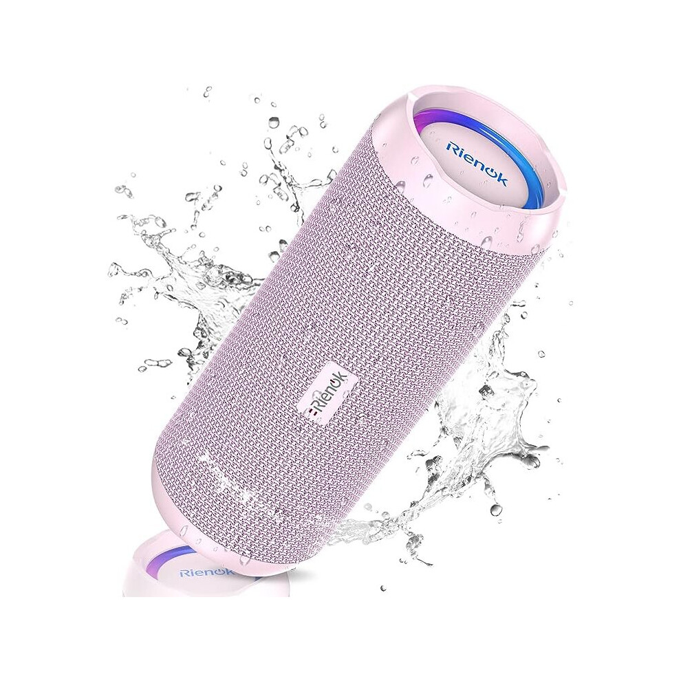 Rienok Bluetooth Speaker Portable Wireless Bluetooth Speaker With 30W Enhanced Bass Ipx7 Waterproof Bluetooth 5.3 Outdoor Speaker For Travel Sport 956791891665