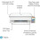 HP HP Envy 6020e All in One Colour Printer with 3 months of Instant Ink included with HP+, White 4