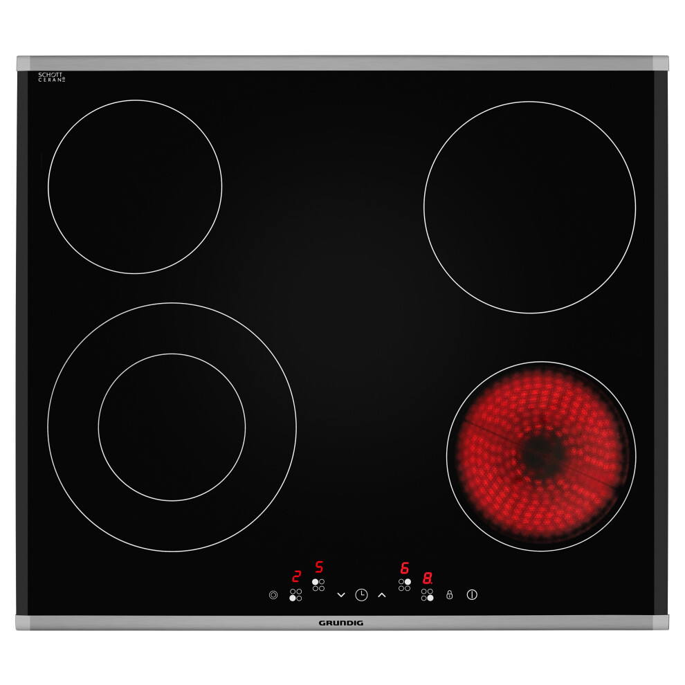 Grundig 58cm Ceramic Hob - Black