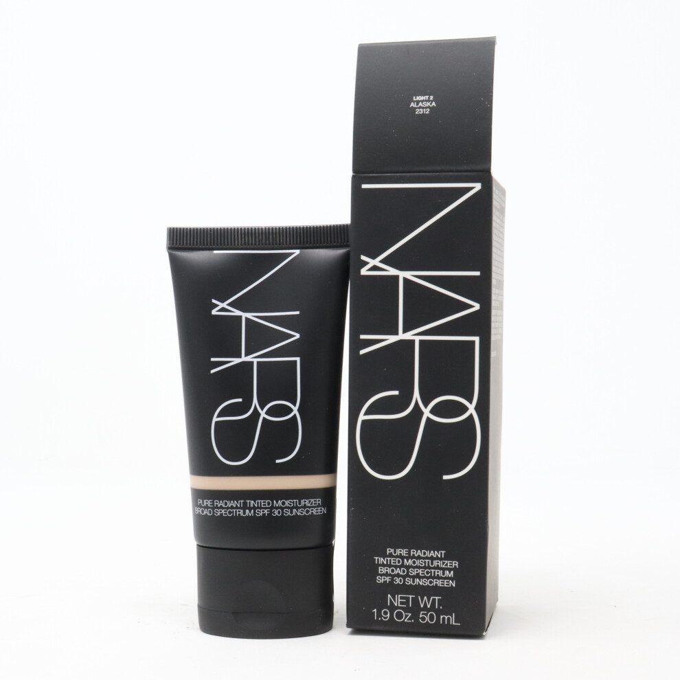 (Light 2 Alaska) Nars Pure Radiant Tinted Moisturizer Spf 30  1.9oz/50ml New With Box