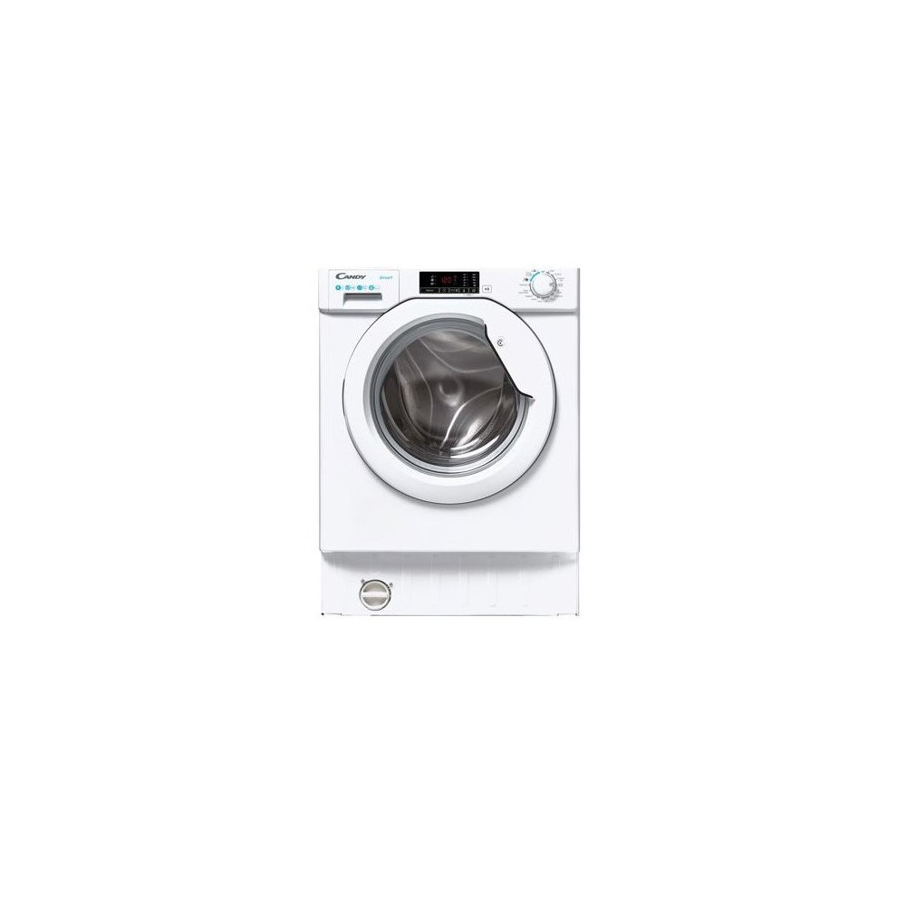 Candy Smart CBW49D1W4 Integrated 9kg Washing Machine with 1400 rpm - White - B Rated