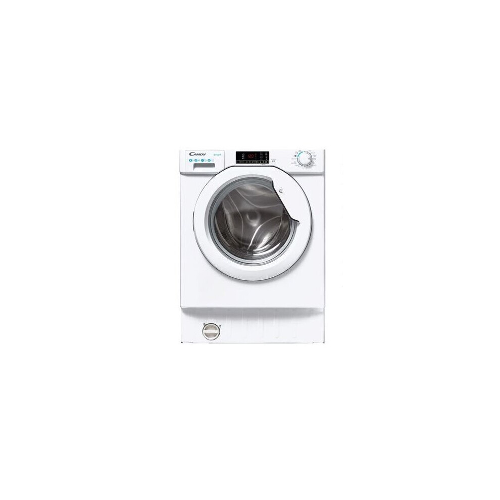 Candy Smart CBW48D1W4 Integrated Washing Machine – Quick, Clever & Energy-Saving