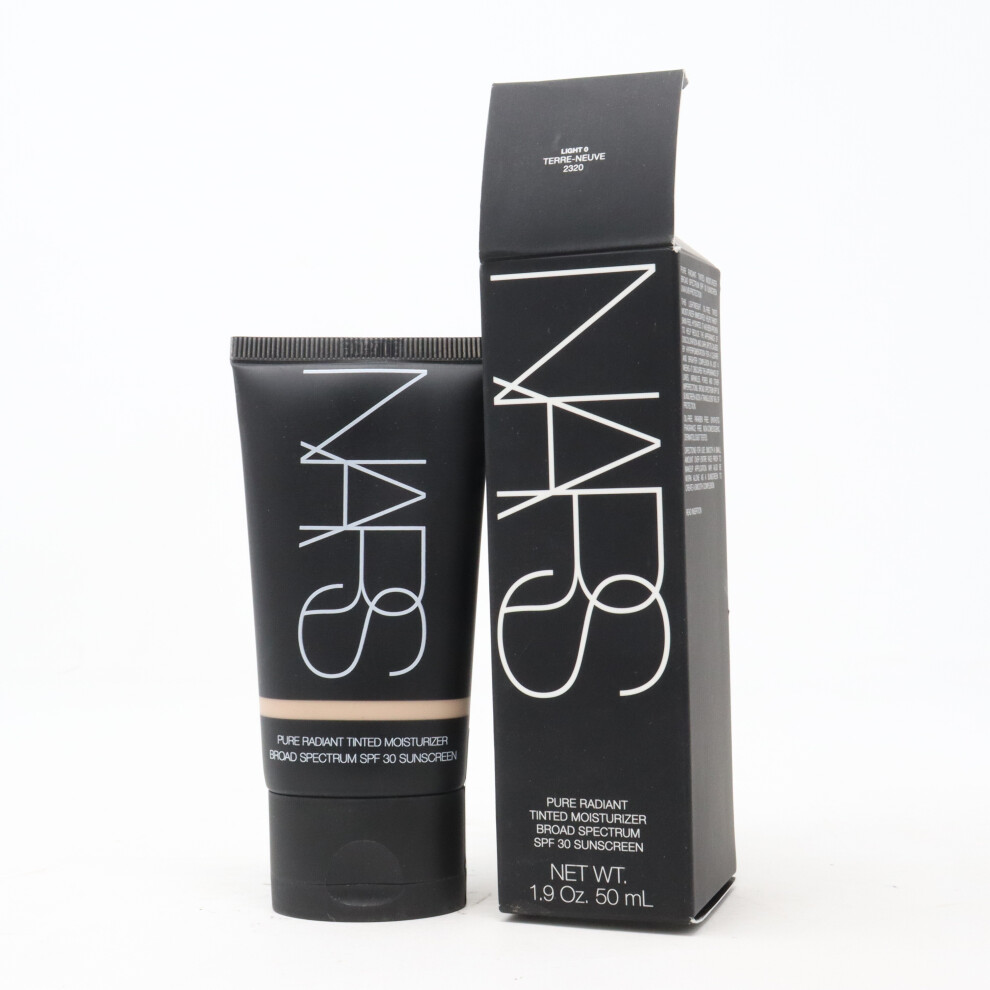 Nars Light ( 0 Terre-Neuve) Pure Radiant Tinted Moisturizer Spf 30 1.9Oz/50Ml New With Box