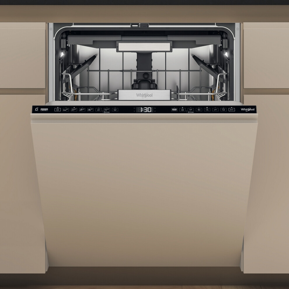 Whirlpool Fully Integrated Standard Dishwasher - Black - C Rated