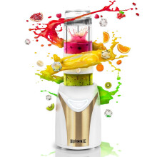 Duronic Personal Blender BL540, Mini Blender with 2 Bottles, 500W Electric Sports Blender, Make Smoothies and Shakes - white