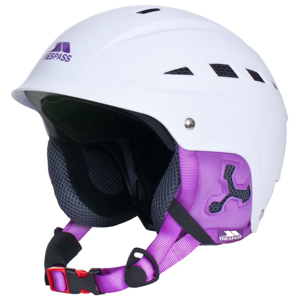 (L/XL, White) Trespass Womens Ski Helmet Davenport