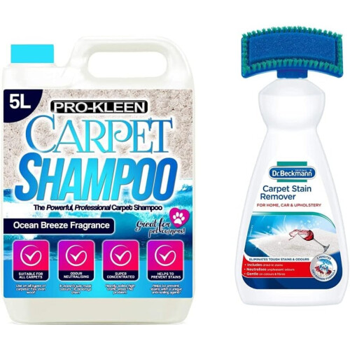 ProKleen Professional Carpet & Upholstery Shampoo, 5 Litres & Dr