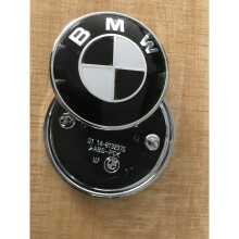 2 x BMW Front Bonnet 82mm & Boot Trunk 74mm Badge Fit E30 E46 E60 1 5 Series