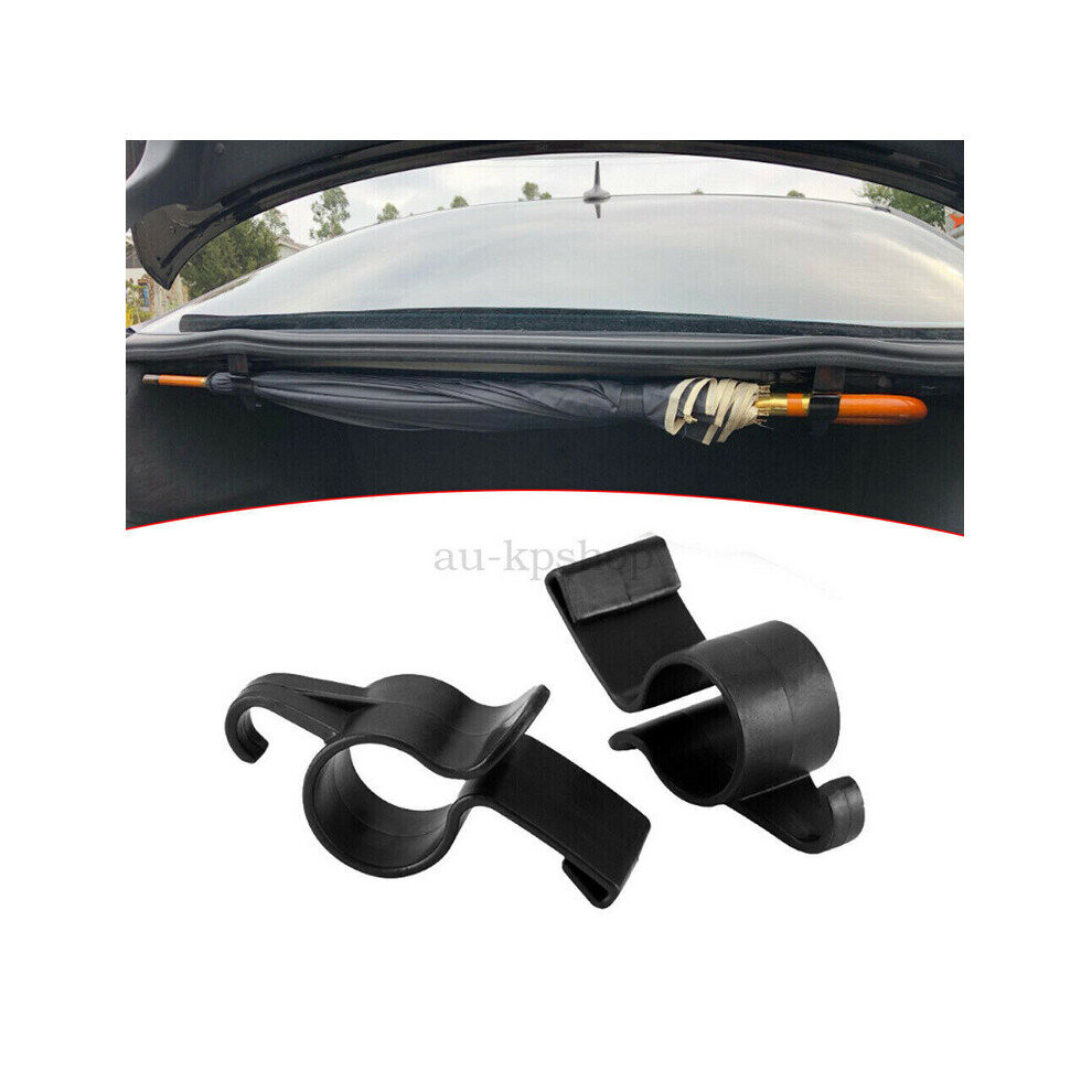 2Pcs Car Trunk Umbrella Hook Hanger Holder Clip Fastener 4754135865817