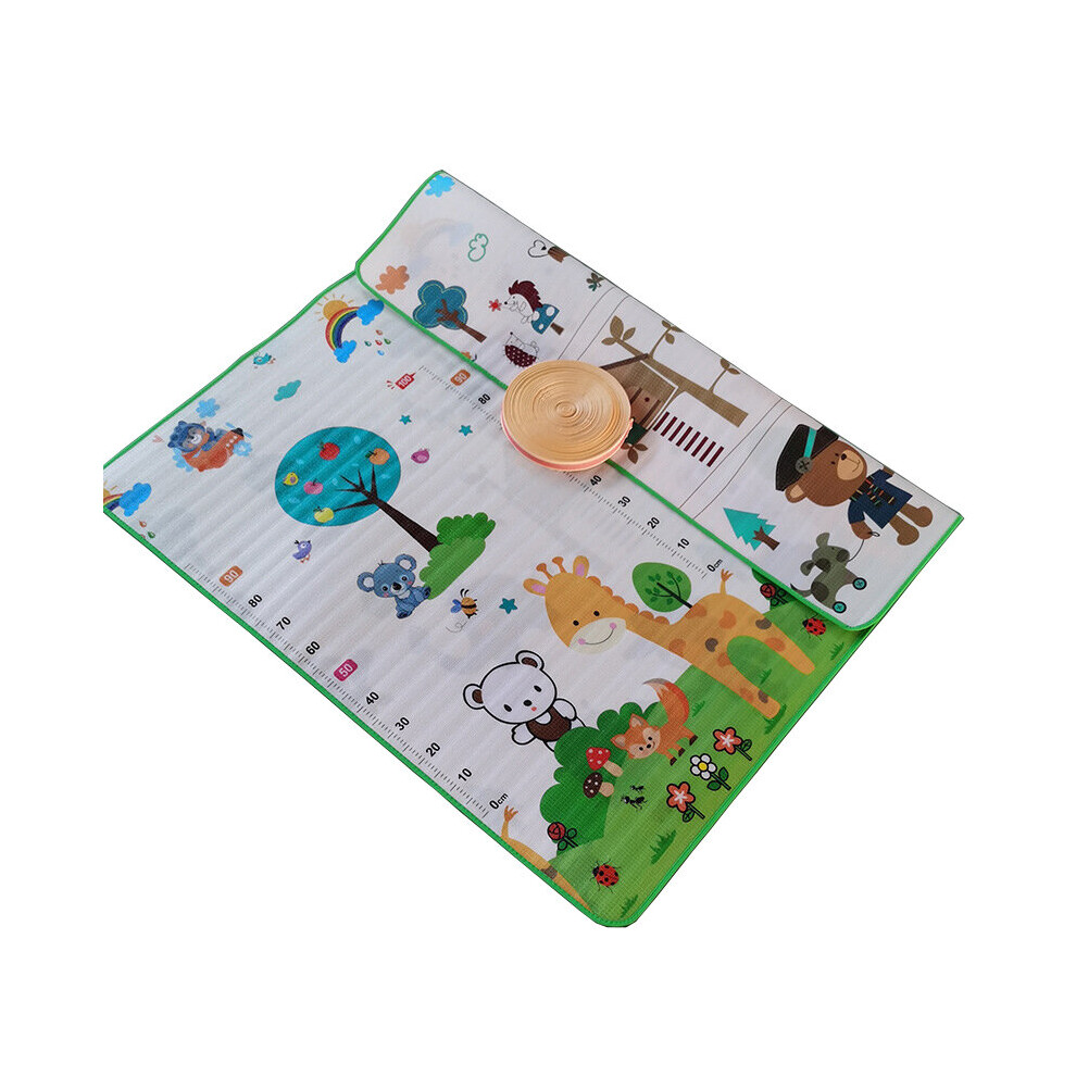(Style7, 200Cm X 180Cm X0.5cm) Thick Baby Crawling Play Mats Folding Mat Carpet Play Mat For Children's Safety Mat Rug Playmat Skesrjtop