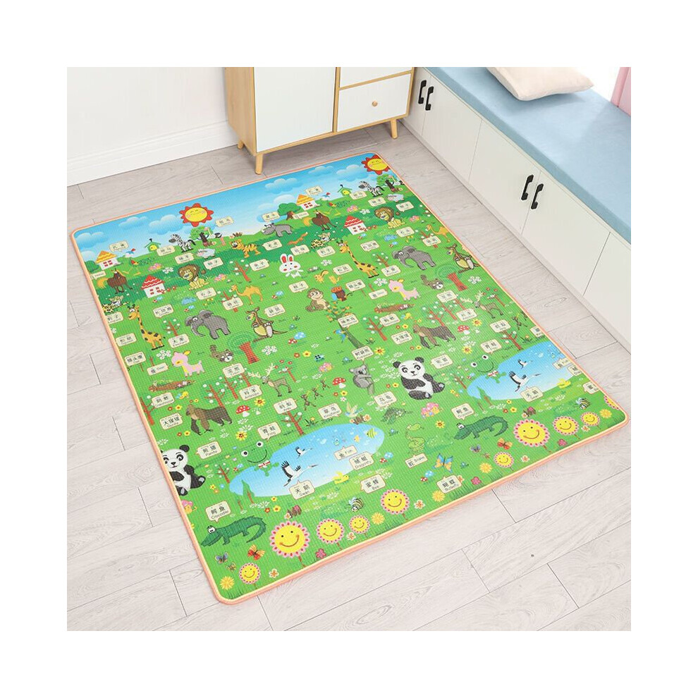 (Style8, 180Cm X 150Cm X0.5cm) Thick Baby Crawling Play Mats Folding Mat Carpet Play Mat For Children's Safety Mat Rug Playmat Skesrjtop