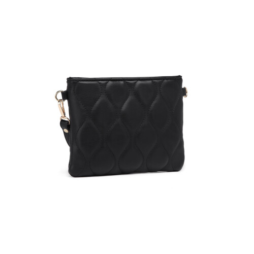 Miss Lulu (Black) MISS LULU Small PU Leather Soft Crossbody Bag 2