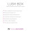 Lush Box Vanity Case - Large 12